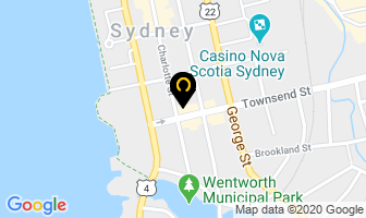 Kenny's Pizza in Cape Breton map