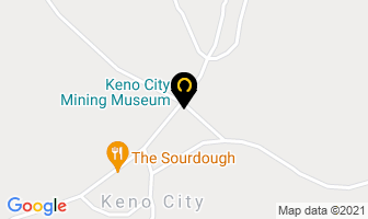 Keno City Mining Museum in Whitehorse map