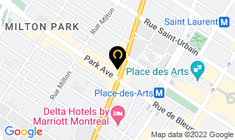Kensley College in Montreal map