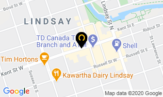 Kent Florist (The) in Lindsay map