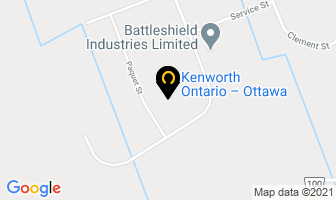 Kenworth Ontario in Ladysmith map