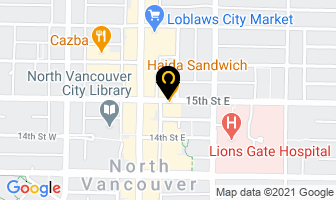 Kerluke Leslie D Md Inc in North Vancouver map