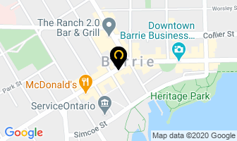 Kerry's Book Store in Barrie map