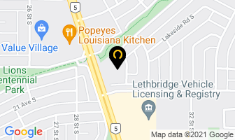 Kesler & Associates Inc in Lethbridge map