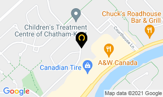 Kettle Creek Weddings Chatham in Chatham-Kent map