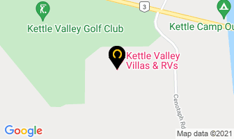 Kettle Valley Villas in Rock Creek map