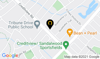 Keturah Poonai Salon in Brampton map