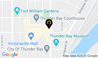 Kevin Matthews Law in Thunder Bay map