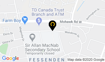 Key Property Management & Consultants in Hamilton map