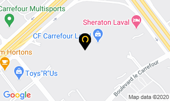 Key West Carrefour Laval in Beauharnois map
