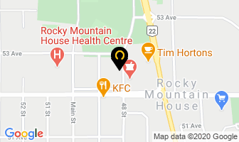 Keyera Corp in Rocky Mountain House map