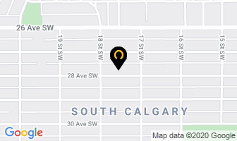 Keys To Recovery in Calgary map