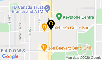 Keystone Centre Administration Office in Brandon map