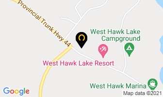 Keystone Resort in Whiteshell map