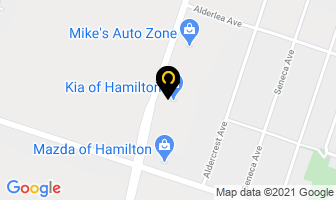 Kia Of Hamilton in Hamilton map