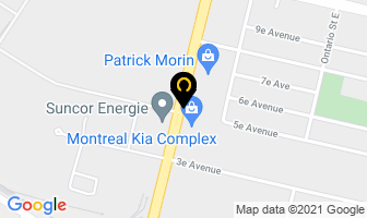 Kia Pointes Aux Trembles in Montreal map