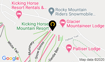 Kicking Horse Mountain Resort in Agassiz map