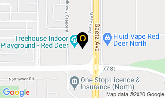 Kids In Harmony Store in Red Deer map