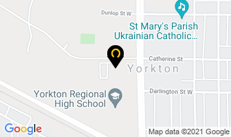 Kid's Zone in Yorkton map