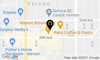 Kidston And Company Llp in Vernon map