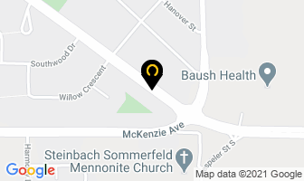 Kihn Plumbing & Heating in Steinbach map