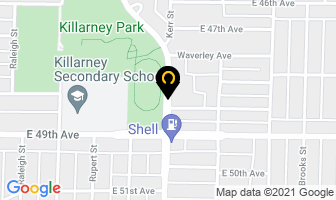 Killarney Park Mennonite Brethren Church in Vancouver map