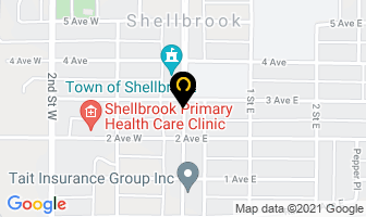 Kimble Bradley in Shellbrook No. 493 map
