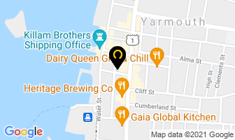 Kim's Kustom Embroidery in Yarmouth map