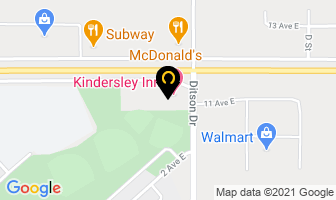Kindersley Inn in Kindersley map