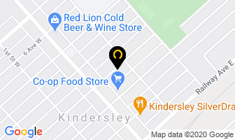 Kindersley Senior Centre in Kindersley map