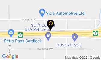 Kindersley Transport Ltd in Swift Current map