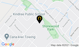 Kindree Public School in Mississauga map