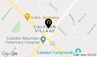 Kinetico Of Caledon in Caledon map