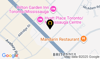 Kinex in Mississauga map