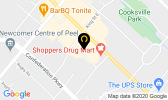 King Asian Restaurant in Mississauga map