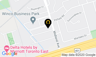 King Garment Manufacturing in Orillia map