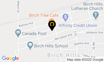 King George Hotel in Birch Hills map