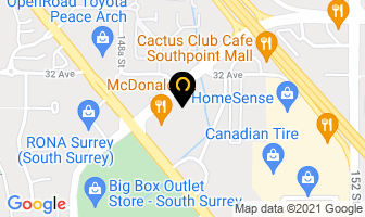 King George Nissan in Surrey map