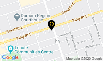 King Ritson Dental Clinic in Oshawa map