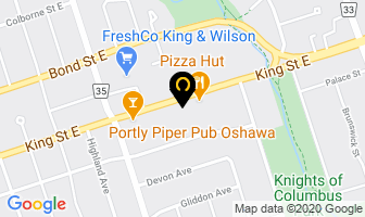 King Street Pharmacy in Oshawa map