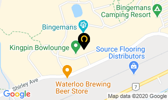 Kingpin Bowlounge in Kitchener map