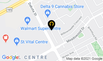 King's Dry Cleaners in Winnipeg map