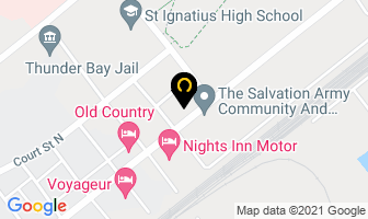 King's Motel in Thunder Bay map