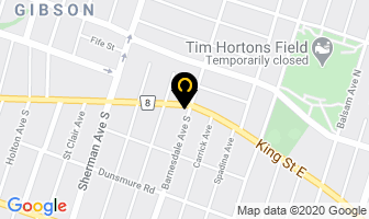 Kingsdale Cleaning Centre in Hamilton map
