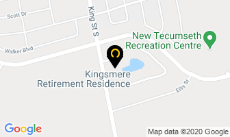 Kingsmere Retirement Suites in New Tecumseth map