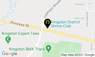 Kingston District Shrine Club in Kingston map