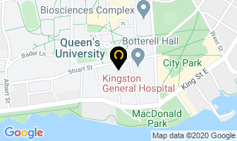 Kingston General Hospital in Kingston map