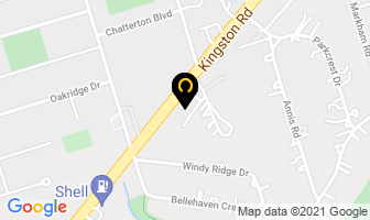 Kingston Heights Apartments in Orillia map