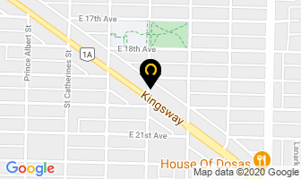 Kingsway Auto Glass in Toronto map