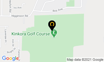 Kinkora Golf Course in Chilliwack map